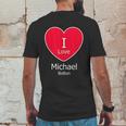 I Love Michael Bolton Mens Back Print T-shirt Funny Gifts