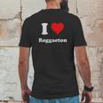 I Love Reggaeton I Heart Reggaeton Mens Back Print T-shirt Funny Gifts