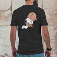 I Love Snoopy Mens Back Print T-shirt Funny Gifts