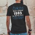 Made In January 1985 All Original Parts Shirts January 1985 T-Shirt Born January 1985 January 1985 All Original Parts 1985S Shirts Born In January 1985 Mens Back Print T-shirt Funny Gifts