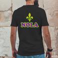 Mardi Gras Nola Mens Back Print T-shirt Funny Gifts