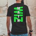 Math Wiz Logo Mens Back Print T-shirt Funny Gifts