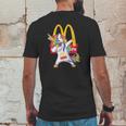 Mcdonalds Unicorn Dabbing Mens Back Print T-shirt Funny Gifts