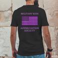 Military Kids Appreciation Society Veteran Of Us Army American Flag Graphic Design Printed Casual Daily Basic Mens Back Print T-shirt Funny Gifts