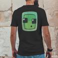 Minecraft Slime Mens Tees Copy Mens Back Print T-shirt Funny Gifts