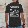 Moon Landing Hoax Apollo 11 1969 Conspiracy Theory Fake News Mens Back Print T-shirt Funny Gifts