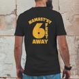 Namastay Social Distancing Gift Mens Back Print T-shirt Funny Gifts