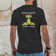 Namaste Social Distancing Mens Back Print T-shirt Funny Gifts