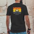 New Brunswick Canada Province Flag Mens Back Print T-shirt Funny Gifts