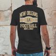 New Orleans La Football Vintage Sports Logo Mens Back Print T-shirt Funny Gifts