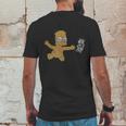 Nirvana Bart Simpson Mens Back Print T-shirt Funny Gifts