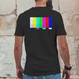 No Signal Television Screen Color Bars Test Pattern Mens Back Print T-shirt Funny Gifts