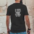 No Yeshua No Shalom Mens Back Print T-shirt Funny Gifts