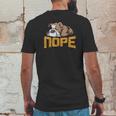 Nope Lazy English Bulldog Funny Dog Pet Lover Mens Back Print T-shirt Funny Gifts