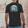 North Carolina State Retro Vintage Mens Back Print T-shirt Funny Gifts