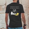 Official Sometimes I Need To Be Alone And Listen To Korn Snoopy Shirt Mens Back Print T-shirt Funny Gifts