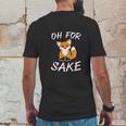 Oh For Fox Sake Animal Pun Potty Mouth Cursing Mens Back Print T-shirt Funny Gifts