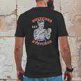 Old Fashioned Prison Inmate With Tattoo Mens Back Print T-shirt Funny Gifts