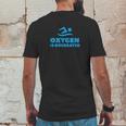 Oxygen Is Overrated Swimmer Gift Swimming Pool Mens Back Print T-shirt Funny Gifts