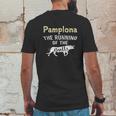 Pamplona The Running Of The Bulls Cattle Party Spain Mens Back Print T-shirt Funny Gifts