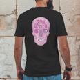 Pastel Goth Girl Stay Weird Emo Pink Skull Mens Back Print T-shirt Funny Gifts