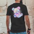 Pastel Kawaii Cute Goth Punk Teddy Bear Mens Back Print T-shirt Funny Gifts