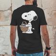 Peanuts Snoopy Easter Basket Mens Back Print T-shirt Funny Gifts