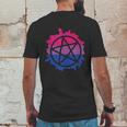 Pentagram Satanic Goth Lgbtq Bisexual Flag Gay Pride Ally Bi Mens Back Print T-shirt Funny Gifts