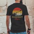 Pheasant Slayer Flying Bird Hunter Shooting Hunting Mens Back Print T-shirt Funny Gifts