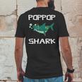 Poppop Grandpa Gift Poppop Grandpa Shark Mens Back Print T-shirt Funny Gifts