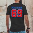 Position 69 Mens Back Print T-shirt Funny Gifts