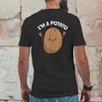 I Am A Potato Taters Spud Tattie Vegan Lover Keto Veggie Mens Back Print T-shirt Funny Gifts