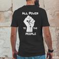 All Power To The People Panthers Party Civil Rights Graphic Design Printed Casual Daily Basic Mens Back Print T-shirt Funny Gifts