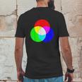 Primary Color Mixing Rgb Color Model Art Paint Mens Back Print T-shirt Funny Gifts