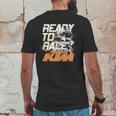 Ready To Race Ktm Mens Back Print T-shirt Funny Gifts