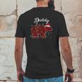 Red Plaid Daddy Bear Matching Buffalo Pajama Mens Back Print T-shirt Funny Gifts