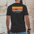 Retro Mount Shasta California Sunset Shirt Mens Back Print T-shirt Funny Gifts