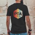 Retro Pta Physical Therapy Assistant Gifts Graduation Month Mens Back Print T-shirt Funny Gifts