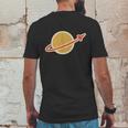 Retro Vintage Planet Space Shuttle Logo Mens Back Print T-shirt Funny Gifts