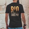 Rio De Janeiro Brazil Brazilian Mens Back Print T-shirt Funny Gifts