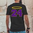 Rip Kobe 24 Halo Angel Tribute Mens Back Print T-shirt Funny Gifts