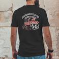 Route 66 Americas Highway Road Trip Mens Back Print T-shirt Funny Gifts