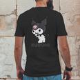 Sanrio Kuromi Backside Logo Mens Back Print T-shirt Funny Gifts