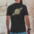 Saturn Planet Saturn Solar System Planets Astronomy Mens Back Print T-shirt Funny Gifts