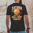 Saturn Undefeated Hula Hoop Champion Mens Back Print T-shirt Funny Gifts