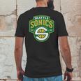 Seattle Supersonics Men Mens Back Print T-shirt Funny Gifts