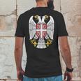 Serbian Eagle Srpski Grb Emblem Serbia Double-Headed Eagle Mens Back Print T-shirt Funny Gifts