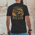 Shoot Em In The Pecker Funny Turkey Hunting T-Shirt Mens Back Print T-shirt Funny Gifts