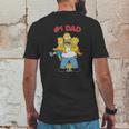 The Simpsons Cuddle Number One Dad Mens Back Print T-shirt Funny Gifts