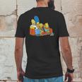 The Simpsons Homer Marge Maggie Bart Lisa Simpson Couch Mens Back Print T-shirt Funny Gifts